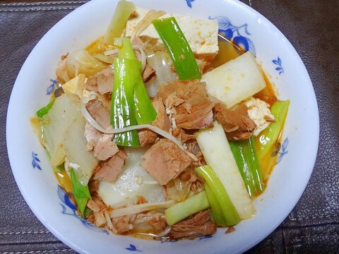 キムチ鍋用シーチキンを使った煮物 レシピ 作り方 By Tsukunio 楽天レシピ